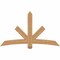 Ekena Millwork Alberta Smooth Timber Gable Bracket, Western Red Cedar, 60"W x 35"H x 3 1/2"D x 5 1/2"F, 14/12 Pitch GBW060X35X0406ALB00SWR - alternate 1